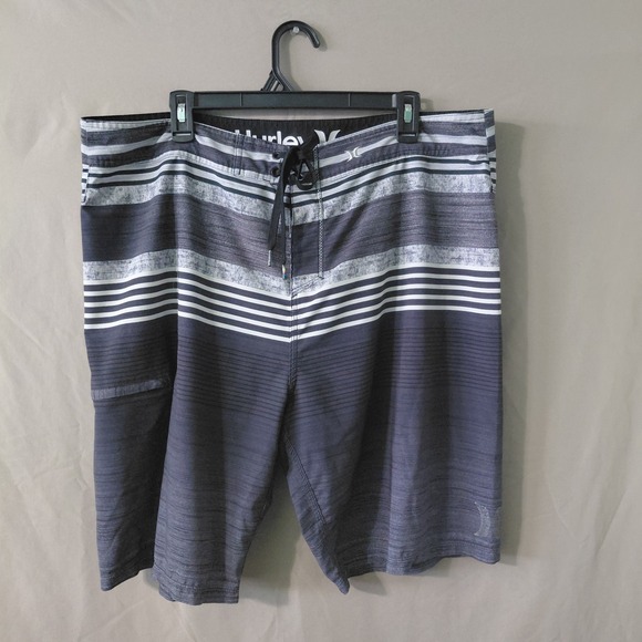 Hurley Other - Hurley Phantom Shorts Men 38 Gray Boardwalk Stretch Flat Hybrid Performance